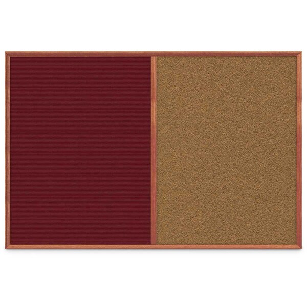 Slim Style Indoor Enclosed Corkboard, 30